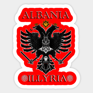 Albanian Eagle Sticker